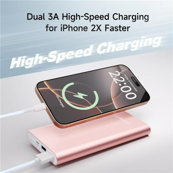 Portable Charger 12000mAh Power Bank Fast Charging Dual USB Battery Pack - Picture 5 of 7